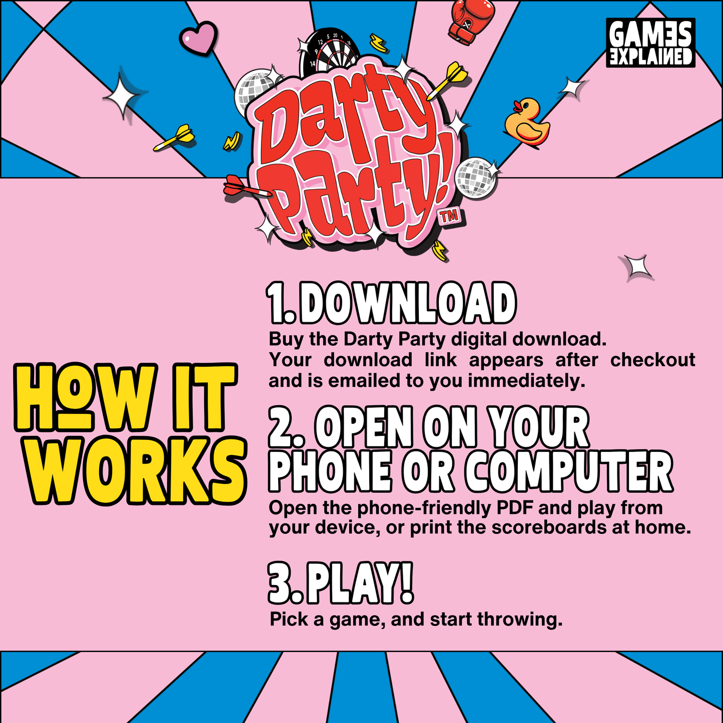 12 DARTS GAMES WITH PRINTABLE SCOREBOARDS | DARTY PARTY
