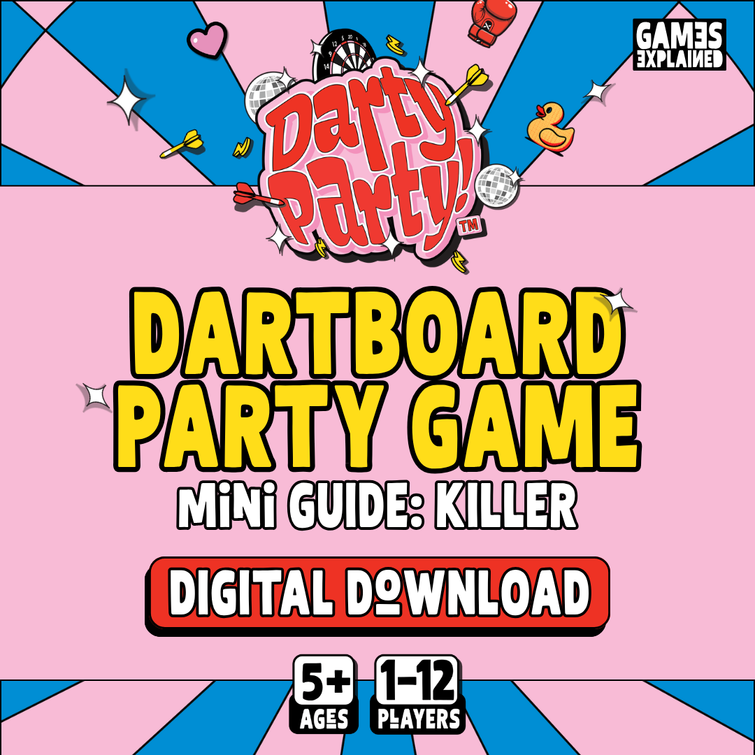 KILLER DARTS GAME GUIDE | RULES, SCOREBOARD & HOW TO PLAY | DIGITAL DOWNLOAD