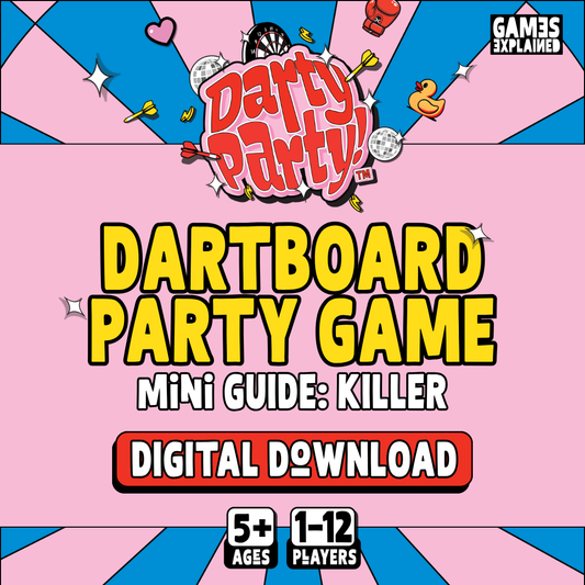 KILLER DARTS GAME GUIDE | RULES, SCOREBOARD & HOW TO PLAY | DIGITAL DOWNLOAD