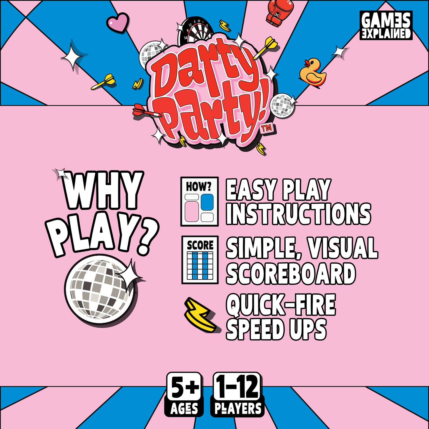 DARTY PARTY MINI GAME GUIDE: CLASSIC 501 DARTBOARD GAME | DIGITAL DOWNLOAD