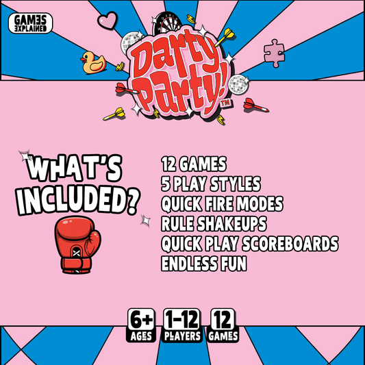 DARTY PARTY | DARTBOARD PARTY GAMES DIGITAL BUNDLE (12 PACK)