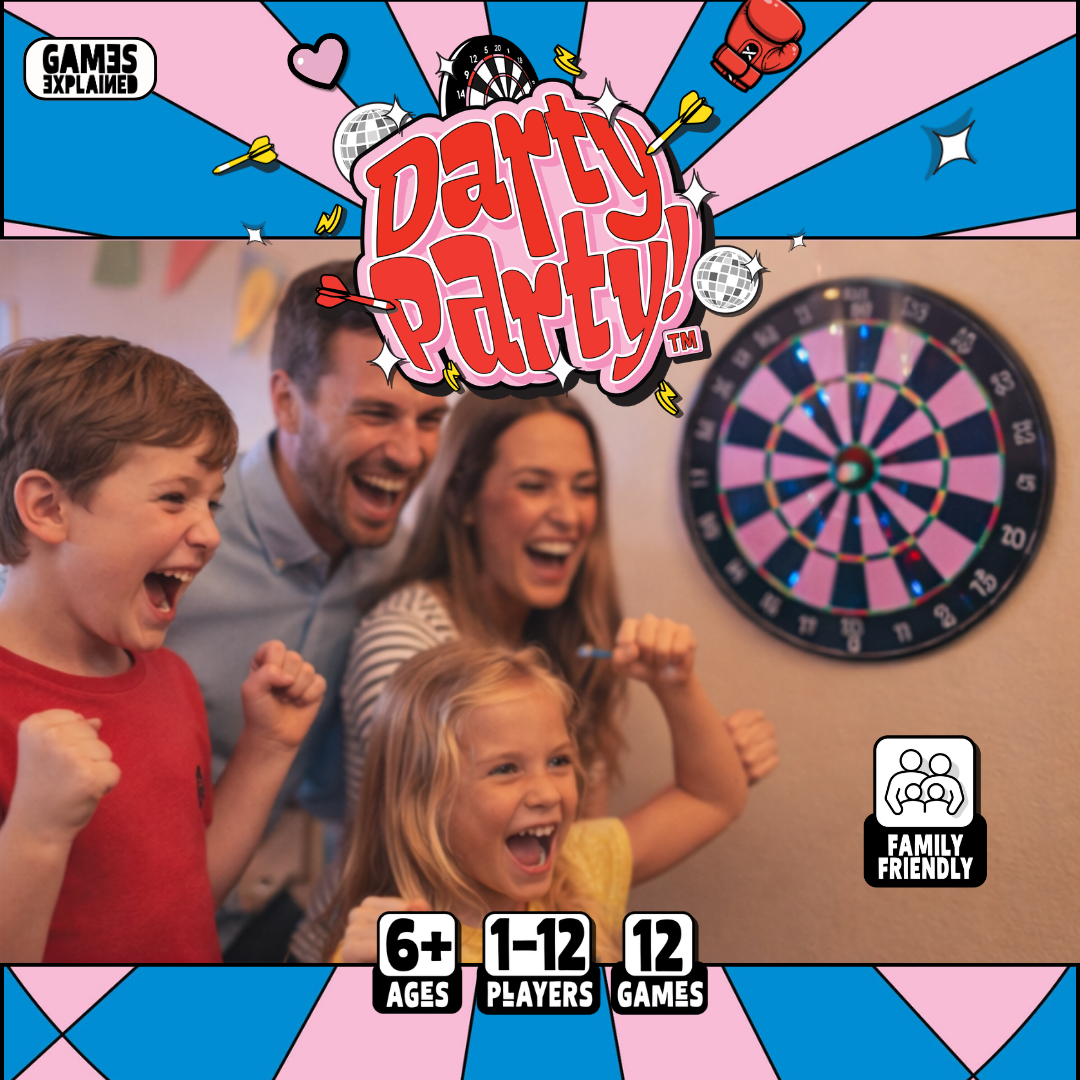 DARTY PARTY | DARTBOARD PARTY GAMES BOOK (FIRST EDITION CLEARANCE)