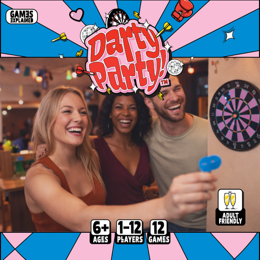DARTY PARTY | DARTBOARD PARTY GAMES BOOK (FIRST EDITION CLEARANCE)
