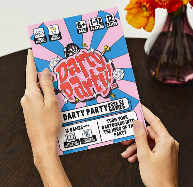DARTY PARTY | DARTBOARD PARTY GAMES BOOK (FIRST EDITION CLEARANCE)